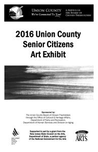 2016 Union County Senior Citizens Art Exhibit