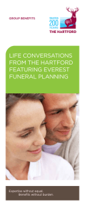 LIFE CONVERSATIONS FROM THE HARTFORD FEATURING EVEREST FUNERAL PLANNING
