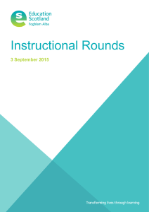 Instructional Rounds 3 September 2015