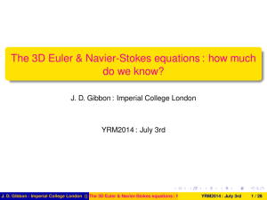 The 3D Euler &amp; Navier-Stokes equations : how much
