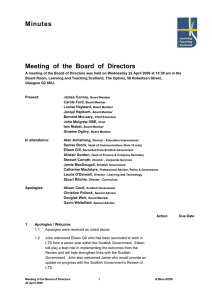Minutes  Meeting  of  the  Board  of ...