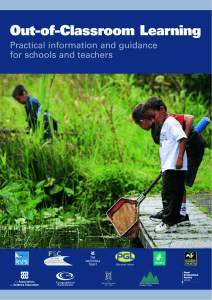 Out-of-Classroom Learning Practical information and guidance for schools and teachers