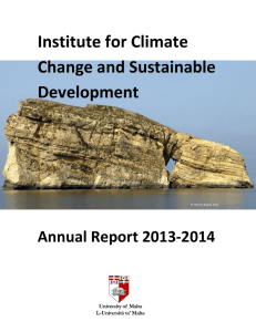 Institute for Climate Change and Sustainable Development