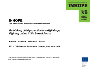 INHOPE Rethinking child protection in a digital age,