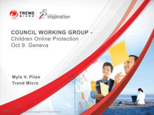 COUNCIL WORKING GROUP - Myla V. Pilao Trend Micro