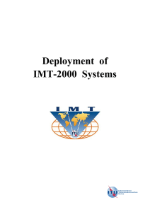 Deployment  of IMT-2000  Systems