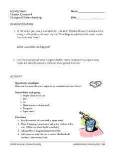 Activity Sheet  Name __________________ Chapter 2, Lesson 4