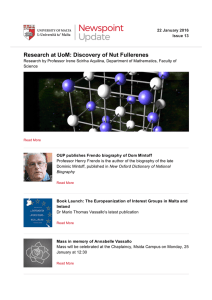Research at UoM: Discovery of Nut Fullerenes