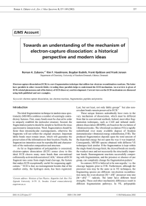 Towards an understanding of the mechanism of electron-capture dissociation: a historical