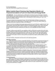 Milken Institute Report Examines New Regulatory Models and