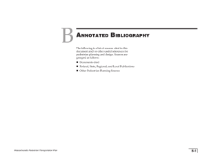 B A NNOTATED IBLIOGRAPHY
