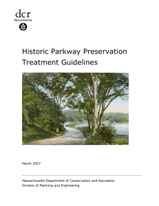 Historic Parkway Preservation Treatment Guidelines