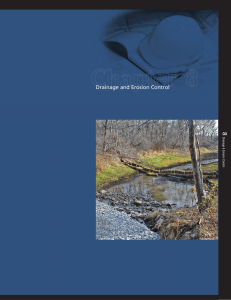 Chapter 8 8 Drainage and Erosion Control
