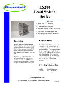LS200 Load Switch Series