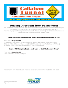 Driving Directions from Points West