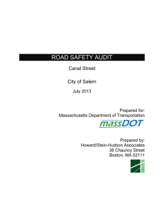 ROAD SAFETY AUDIT  Canal Street City of Salem