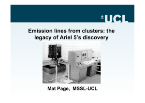 Emission lines from clusters: the legacy of Ariel 5’s discovery