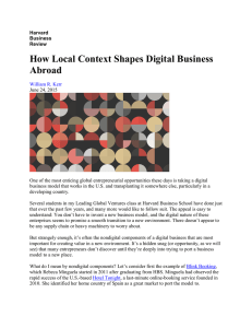 How Local Context Shapes Digital Business Abroad