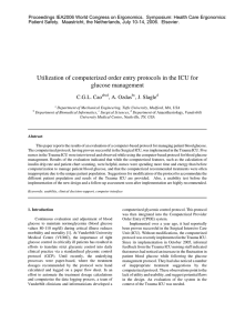 Utilization of computerized order entry protocols in the ICU for