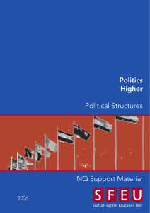 Political Structures NQ Support Material Politics Higher