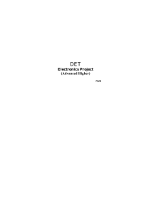 DET Electronics Project (Advanced Higher) 7528