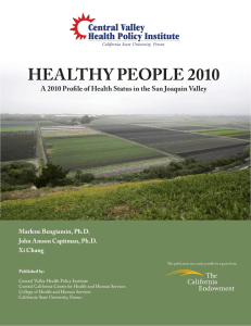 HEALTHY PEOPLE 2010 Marlene Bengiamin, Ph.D. John Amson Capitman, Ph.D.