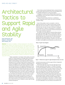 Architectural RAPID AND AGILE STABILITY