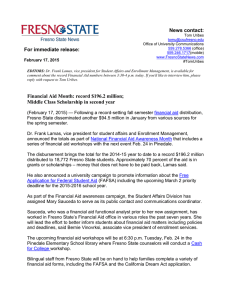 News contact: For immediate release:  February 17, 2015