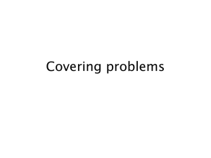 Covering problems