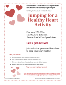 Jumping for a Healthy Heart Activity Let's get active!