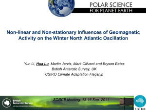 Non-linear and Non-stationary Influences of Geomagnetic