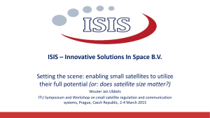 ISIS – Innovative Solutions In Space B.V.