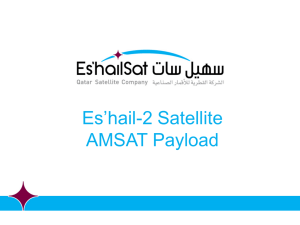 Es’hail-2 Satellite AMSAT Payload