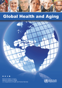 Global Health and Aging National Institute on Aging National Institutes of Health