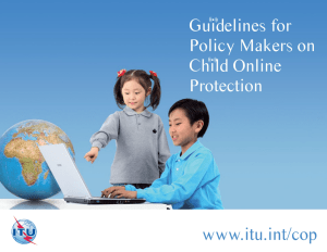 Guidelines for Policy Makers on Child Online Protection