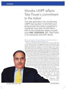Mundra UMPP reflects Tata Power's commitment to the nation