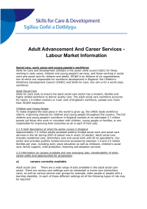 Adult Advancement And Career Services - Labour Market Information