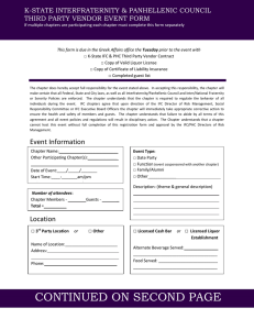 K-STATE INTERFRATERNITY &amp; PANHELLENIC COUNCIL THIRD PARTY VENDOR EVENT FORM