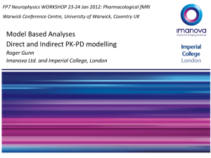FP7 Neurophysics WORKSHOP 23-24 Jan 2012: Pharmacological fMRI