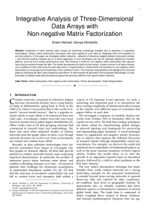 Integrative Analysis of Three-Dimensional Data Arrays with Non-negative Matrix Factorization
