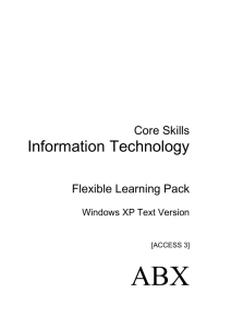   Information Technology Core Skills
