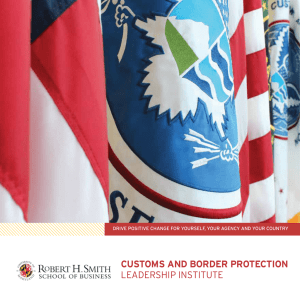 CUSTOMS AND BORDER PROTECTION LEADERSHIP INSTITUTE
