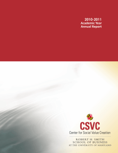 2010-2011 Academic Year Annual Report