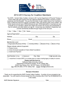 2012-2013 Survey for Coalition Members