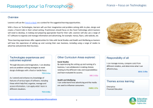 France – Focus on Technologies Overview