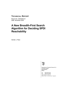 A New Breadth-First Search Algorithm for Deciding SPDI Reachability T