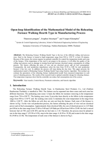 Open-loop Identification of the Mathematical Model of the Reheating