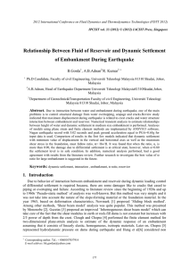 Relationship Between Fluid of Reservoir and Dynamic Settlement B.Gorda , A.B.Adnan