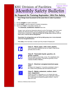 Monthly Safety Bulletin KSU Division of Facilities