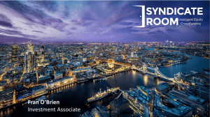 Fran O’Brien Investment Associate SyndicateRoom - 2015 1
